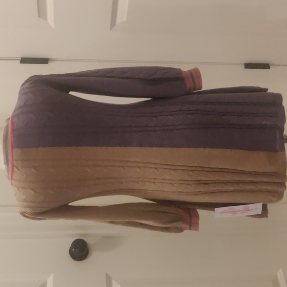 VICTORIA COLOR BLOCK SWEATER DRESS sz 5 - Picture 7 of 11